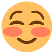 ☺️ Emoji lächelndes Gesicht JoyPixels 1.0.