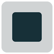 🔳 Emoji Botón Cuadrado Con Borde Blanco en JoyPixels 1.0.
