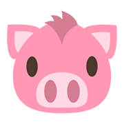 Schweinegesicht Emoji auf JoyPixels 2.0.