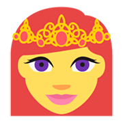 Prinzessin Emoji auf JoyPixels 2.0.
