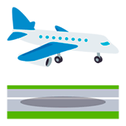 🛬 Emoji Avião Aterrissando na JoyPixels 3.0.