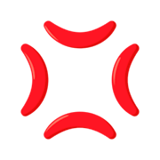 💢 Emoji Símbolo De Enfado en JoyPixels 3.0.