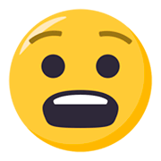 😧 Emoji Rosto Angustiado na JoyPixels 3.0.