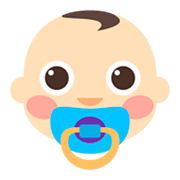 Emoji 👶🏻 Neonato: Carnagione Chiara su JoyPixels 3.0.