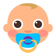 👶🏼 Emoji Bebé: Tono De Piel Claro Medio en JoyPixels 3.0.