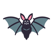 Emoji 🦇 Pipistrello su JoyPixels 3.0.