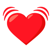 💓 Emoji Coração Pulsante na JoyPixels 3.0.