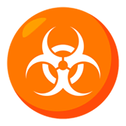 Émoji ☣️ Danger Biologique sur JoyPixels 3.0.