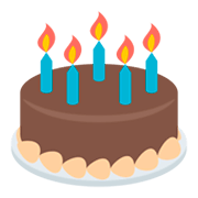 Émoji 🎂 Gâteau D’anniversaire sur JoyPixels 3.0.