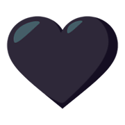 Emoji 🖤 Cuore Nero su JoyPixels 3.0.
