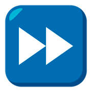 Emoji ⏩ Pulsante Di Avanzamento Rapido su JoyPixels 3.0.