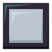 🔲 Emoji schwarze quadratische Schaltfläche JoyPixels 3.0.