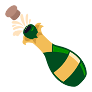 🍾 Emoji Botella Descorchada en JoyPixels 3.0.