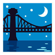 Emoji 🌉 Ponte Di Notte su JoyPixels 3.0.
