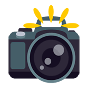 📸 Emoji Cámara Con Flash en JoyPixels 3.0.
