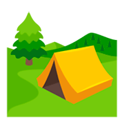 Emoji 🏕️ Campeggio su JoyPixels 3.0.
