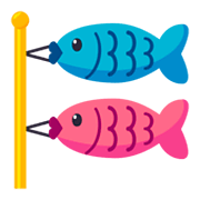 Emoji 🎏 Aquilone A Forma Di Carpa su JoyPixels 3.0.