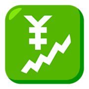 💹 Emoji steigender Trend mit Yen-Zeichen JoyPixels 3.0.