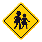 Emoji 🚸 Attraversamento Bambini su JoyPixels 3.0.