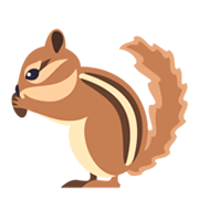 Émoji 🐿️ écureuil sur JoyPixels 3.0.