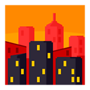 Emoji 🌆 Città Al Tramonto su JoyPixels 3.0.