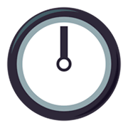Émoji 🕛 Midi/minuit sur JoyPixels 3.0.
