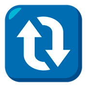🔃 Emoji kreisförmige Pfeile im Uhrzeigersinn JoyPixels 3.0.