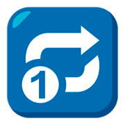 🔂 Emoji Repetir Una Vez en JoyPixels 3.0.