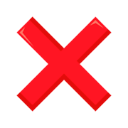 ❌ Emoji Xis na JoyPixels 3.0.