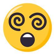 😵 Emoji benommenes Gesicht JoyPixels 3.0.