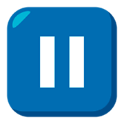 Emoji ⏸️ Pulsante Pausa su JoyPixels 3.0.