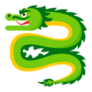 Émoji 🐉 Dragon sur JoyPixels 3.0.