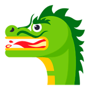 🐲 Emoji Rosto De Dragão na JoyPixels 3.0.