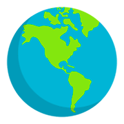 🌎 Emoji Globo Terráqueo Mostrando América en JoyPixels 3.0.