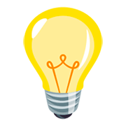 Émoji 💡 Ampoule sur JoyPixels 3.0.