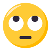 Emoji 🙄 Faccina Con Occhi Al Cielo su JoyPixels 3.0.