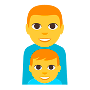 👨‍👦 Emoji Família: Homem E Menino na JoyPixels 3.0.