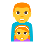 Emoji 👨‍👧 Famiglia: Uomo E Bambina su JoyPixels 3.0.