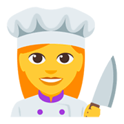 Emoji 👩‍🍳 Cuoca su JoyPixels 3.0.