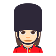 💂🏻‍♀️ Emoji Guardia Mujer: Tono De Piel Claro en JoyPixels 3.0.