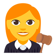 Émoji 👩‍⚖️ Juge Femme sur JoyPixels 3.0.