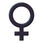 Emoji ♀️ Simbolo Genere Femminile su JoyPixels 3.0.
