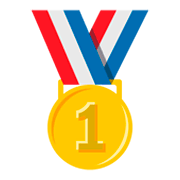 Emoji 🥇 Medaglia D’oro su JoyPixels 3.0.