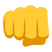 Emoji 👊 Pugno Chiuso su JoyPixels 3.0.