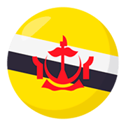 🇧🇳 Emoji Bandera: Brunéi en JoyPixels 3.0.