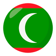 🇲🇻 Emoji Flagge: Malediven JoyPixels 3.0.