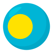 🇵🇼 Emoji Bandera: Palaos en JoyPixels 3.0.