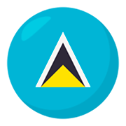 🇱🇨 Emoji Flagge: St. Lucia JoyPixels 3.0.
