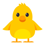 🐥 Emoji Küken von vorne JoyPixels 3.0.
