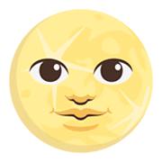 🌝 Emoji Vollmond mit Gesicht JoyPixels 3.0.